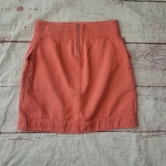 Anthropologie Utility Mini Skirt Size 4 - Picture 2 of 4